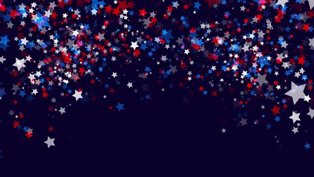  america patriotic usa stars background loop