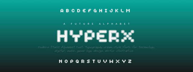 HYPER  Elegant alphabet letters font and number. Classic Lettering Minimal Fashion Designs. Typography modern serif fonts decorative vintage design concept. vector illustration 