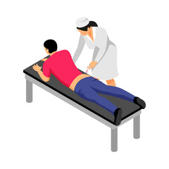 Vaccination Isometric Icon