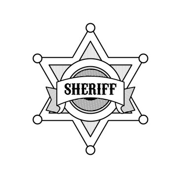 sheriff star badge