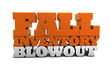 Fall Inventory Blowout Sales - Marketing and Advertising Banner
