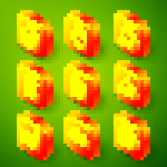 Set line Christmas sweater, mitten, Hot chocolate cup, Award, Skates, Winter hat, Shovel snowdrift and Snowmobile icon. Vector