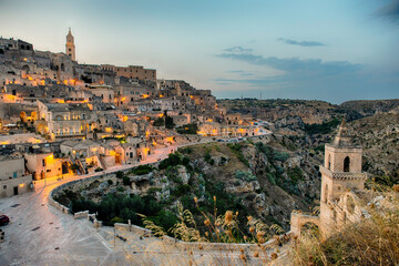 Matera at night