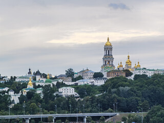 Fototapeta na wymiar Historic Lavra church temple monastery in Kiev,Ukraine.