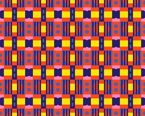 Oriental ethnic seamless repeatable pattern traditional geometric lines stripes background Design