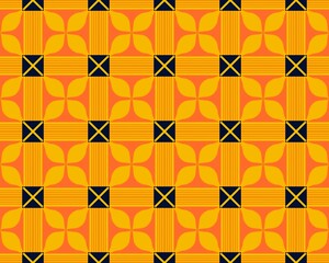 Oriental ethnic seamless repeatable pattern traditional geometric lines stripes background Design