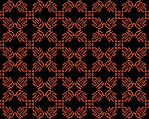 Oriental ethnic seamless repeatable pattern traditional geometric lines stripes background Design