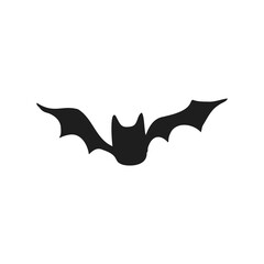 Halloween 2022 - October 31. A traditional holiday, the eve of All Saints Day, All Hallows Eve. Trick or treat. Vector illustration in hand-drawn doodle style. Bat.