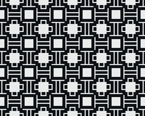 Oriental ethnic seamless repeatable pattern traditional geometric lines stripes background Design