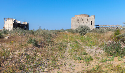 Abandoned crimean Atomic Energy Station