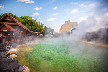 大分県　別府地獄めぐり・鬼山地獄
