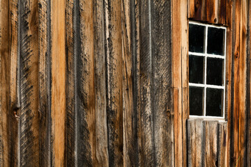 Abandoned wooden building, Bodie State Historic Park, California