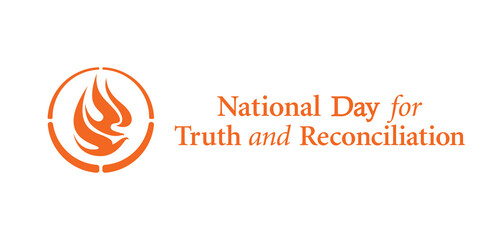 National Day forTruth and Reconciliation Canada. The Survivor's Flag. Every Child Matters. Orange Shirt Day.  30th September. Vector.