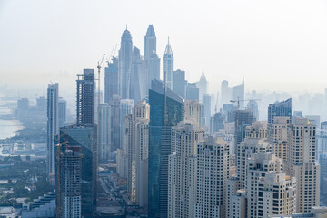 Skyline, Downtown in Dubai Marina