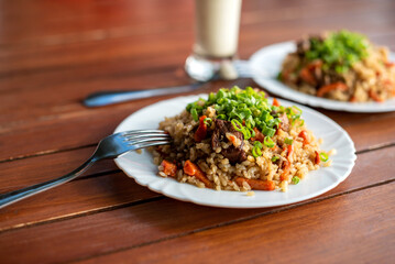 pilaf - Arabic traditional national delicious rice food