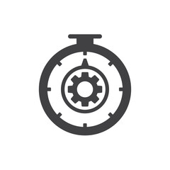 Fototapeta premium Speedometer Icon - Productivity Icon