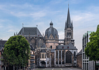 Fototapeta na wymiar Aachen Cathedral (Aachener Dom), Germany