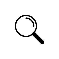 Search icon vector for web and mobile app. search magnifying glass sign and symbol