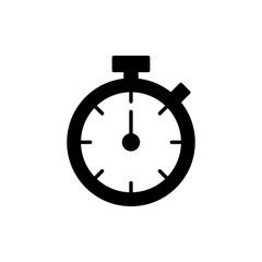 stopwatch icon vector for web and mobile app. Timer sign and symbol. Countdown icon. Period of time