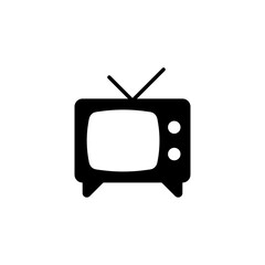 Tv icon vector for web and mobile app. television sign and symbol