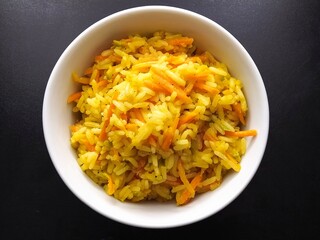 Arroz de cenoura
