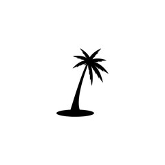 coconut tree icon vector illustration