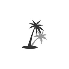 coconut tree icon vector illustration