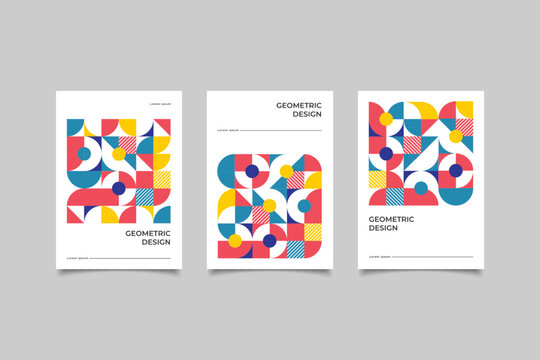geometric mosaic cover design collection