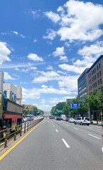 Obraz premium 도심 도로