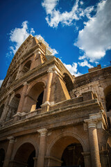 Obraz premium colosseo roma bel cielo