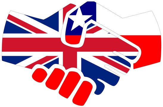 UK - Chile handshake