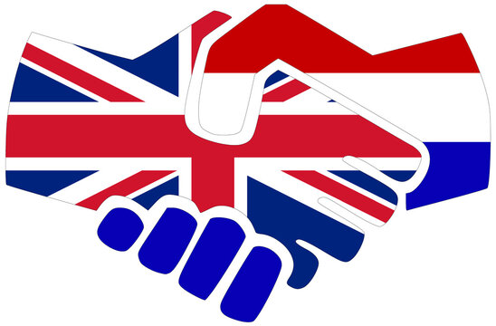 UK - Netherlands handshake