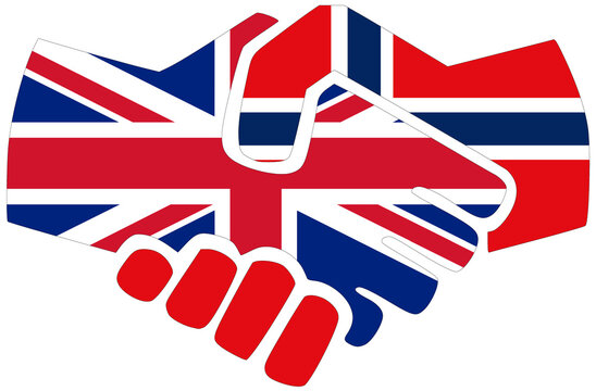 UK - Norway handshake