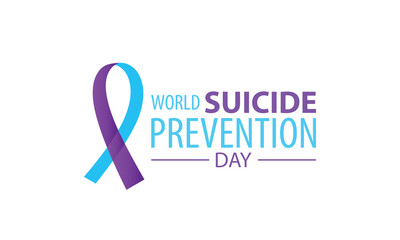 World Suicide prevention day is observed every year on September 10.Vector illustration and Editable Vector Illustration. EPS 10