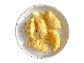 Steamed wonton dumpling stuffed with minced pork and shrimp 