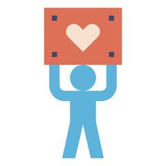 life modern line style icon