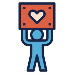 life modern line style icon