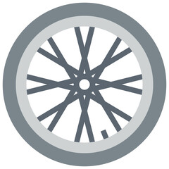 wheel modern line style icon