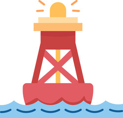 buoy icon - obrazy, fototapety, plakaty