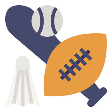 sports modern line style icon