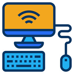 wifi modern line style icon