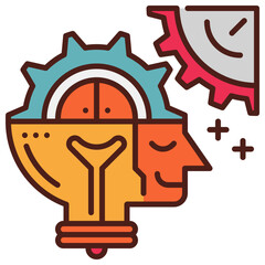 logical modern line style icon