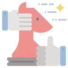 strategy modern line style icon