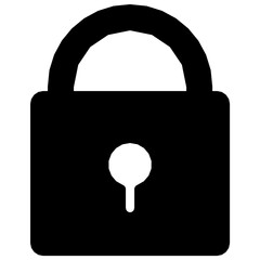 lock modern line style icon