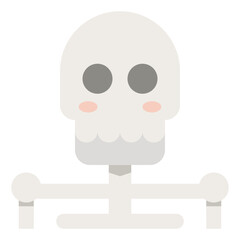 skeleton modern line style icon