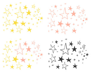 小さい星のイラスト素材