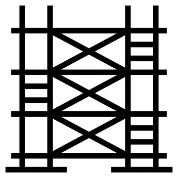 Scaffolding Modern Line Style Icon