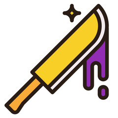 knife modern line style icon