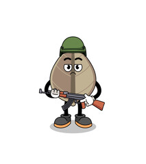 Cartoon of dried leaf soldier