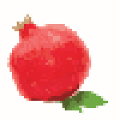 Pixelated Pomegranate